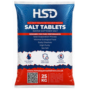 25 Kg Salt Tablets | Water Softener | Food Grade | Compatible to All Water Softner Machines 100% Genuine British water softener salt tablets 25kg, Salt Tablet