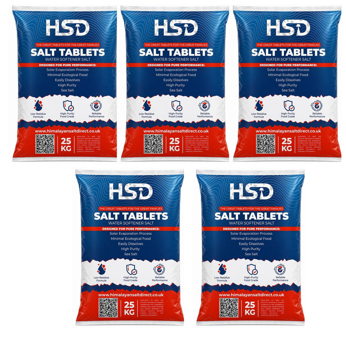 25 Kg Salt Tablets | Water Softener | Food Grade | Compatible to All Water Softner Machines 100% Genuine British water softener salt tablets 25kg, Salt Tablet