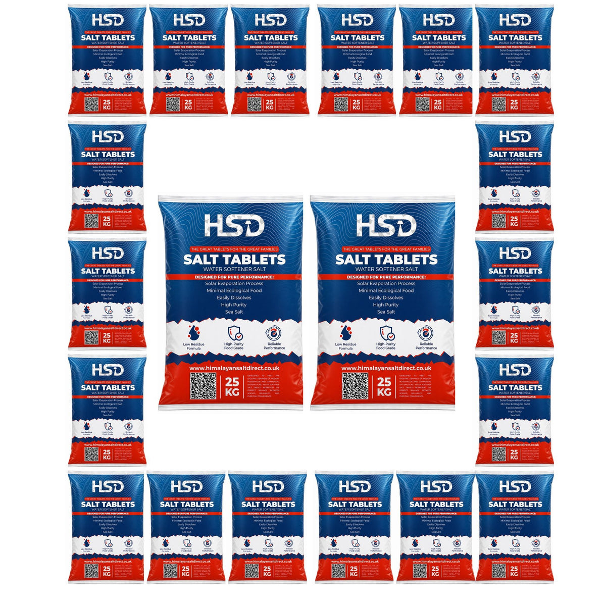 25 Kg Salt Tablets | Water Softener | Food Grade | Compatible to All Water Softner Machines 100% Genuine British water softener salt tablets 25kg, Salt Tablet