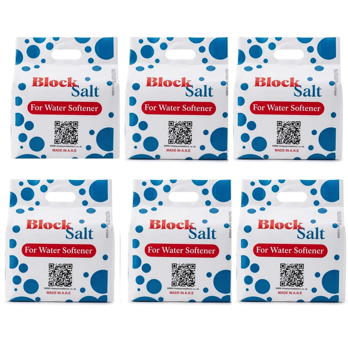 Himalayan Salt Direct 6 Pack 12 Blocks Water Softener Salt Blocks Water Filtration