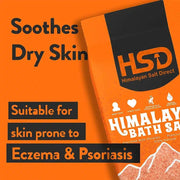 HSD Himalayan Pink Bath Salt 1kg – 100% Pure, Natural & Unscented Mineral Salt for Relaxing & Soothing Baths
