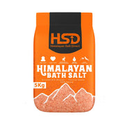 HSD Himalayan Pink Bath Salt 5kg – 100% Pure, Natural & Unscented Mineral Salt for Relaxing & Soothing Baths