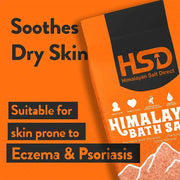 HSD Himalayan Pink Bath Salt 5kg – 100% Pure, Natural & Unscented Mineral Salt for Relaxing & Soothing Baths