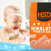 HSD Himalayan Pink Bath Salt 5kg – 100% Pure, Natural & Unscented Mineral Salt for Relaxing & Soothing Baths