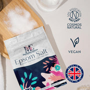 MAC Epsom Bath Salts - 100% Pure Epsom Salts, Our Magnesium Sulphate Bath Salts are Premium Bath Salts for Men and Women, Magnesium Bath Salts for Muscle Soak - Epsom Salts 1kg (1 Pack)