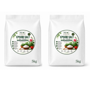 Epsom Salt for Plants (2x5)10kg – Magnesium Sulphate Crystals for Garden, Flowers, Vegetables & Houseplants