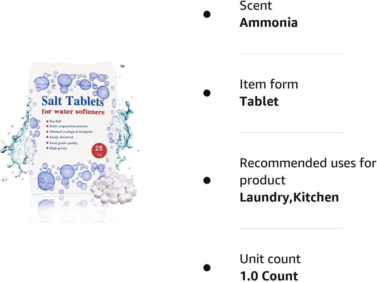 25 Kg Salt Tablets | Water Softener Salt tablets