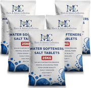 25 Kg Salt Tablets | Water Softener | Food Grade | Compatible to All Water Softner Machines 100% Genuine British water softener salt tablets 25kg, Salt Tablet 5 pack