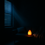 Himalayan Salt Lamp 7 Kg - 9 Kg | Amber For Reliable Calm And Cherished Life