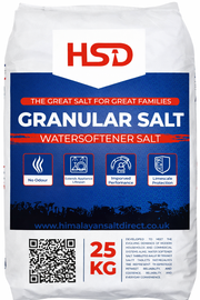 HSD Granular Salt Water Softener Salt Dishwasher Food Grade 25KG Bags