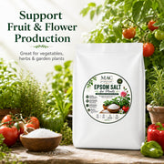 Epsom Salt for Plants (2x5)10kg – Magnesium Sulphate Crystals for Garden, Flowers, Vegetables & Houseplants