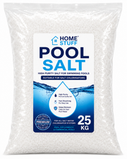 Home Stuff Pool Salt, High Purity Fast Dissolving Swimming Pool Salt for Salt Chlorinator Systems (25kg)