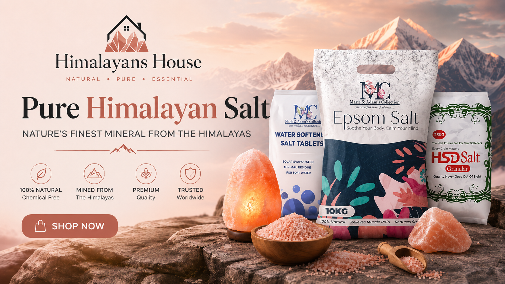 Pure Himalayan Salt collection